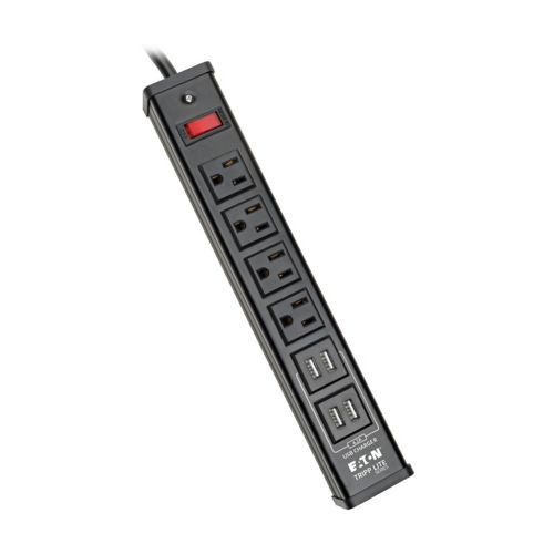 TLM446USBB |Eaton Surge Strip 4 Out 4 USB Ports - TLM446USBB