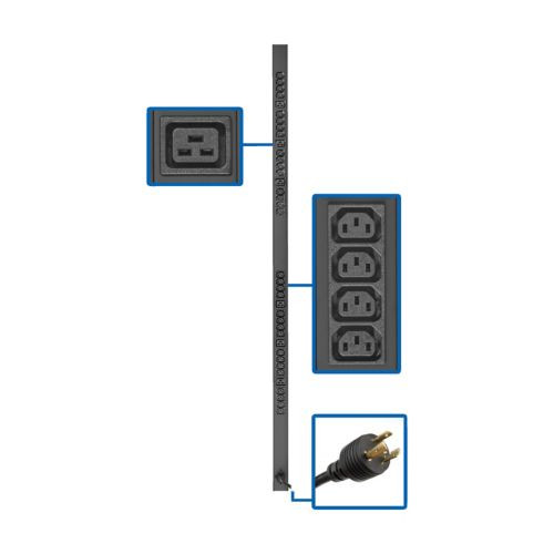 PDUV20HVL6-72 |Eaton PDU 32 C13 6 C19 208/240V 0URM - PDUV20HVL6-72