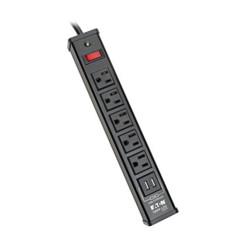 TLM526USBB |Eaton Surge Strip 5 Out 2 USB Ports - TLM526USBB