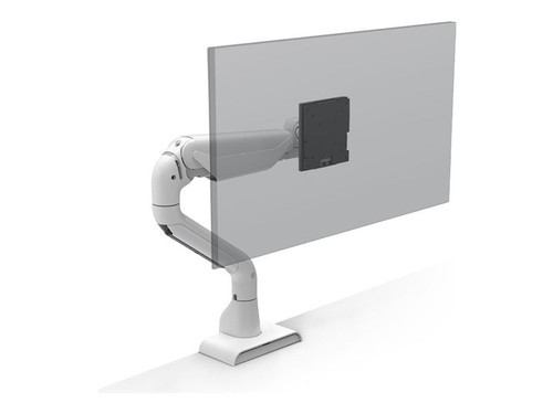 E5-D1-SLV |HAT DESIGN WORKS , E5 SINGLE DYNAMIC MONITOR ARM, SUPPORTS 5-45 LBS, UP TO 49'',VESA 75/100MM, QUICK INSTALL TOP DOWN MOUNT W/CABLE MGMT, ROTATION STOPS, TENSION INDICATOR, 15 YR WARRANTY, SILVER - E5-D1-SLV