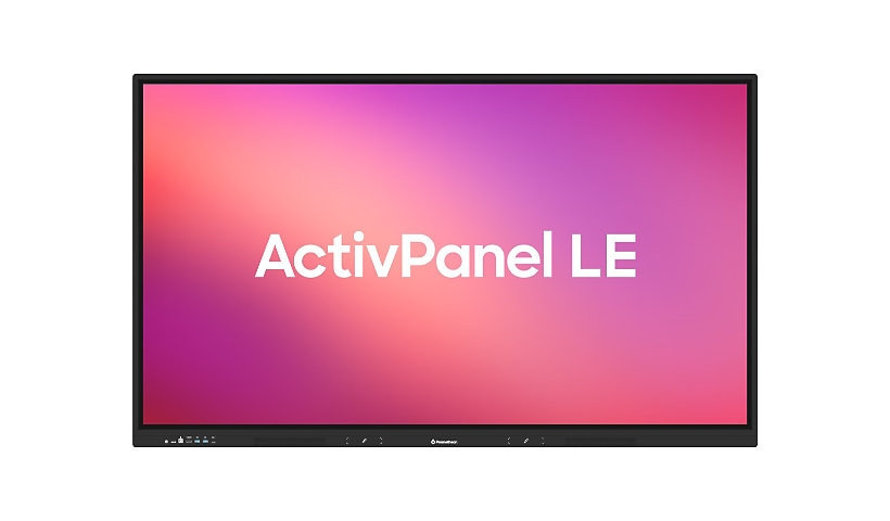APLE-65-NA-1 |Promethean ActivPanel LE 65" LED-backlit LCD display - 4K - for interactive communication - TAA Compliant - APLE-65-NA-1