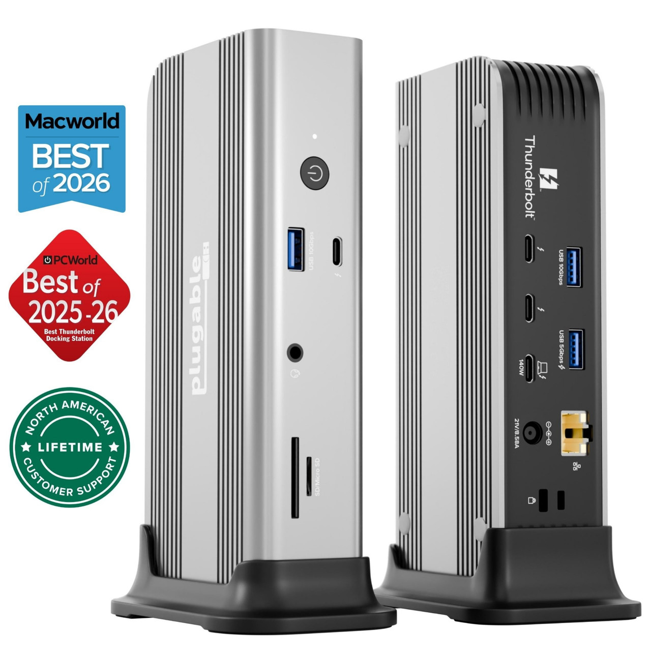 TBT-UDT3 |PLUGABLE TECHNOLOGIES 11 1 TB5 Dock Station - TBT-UDT3