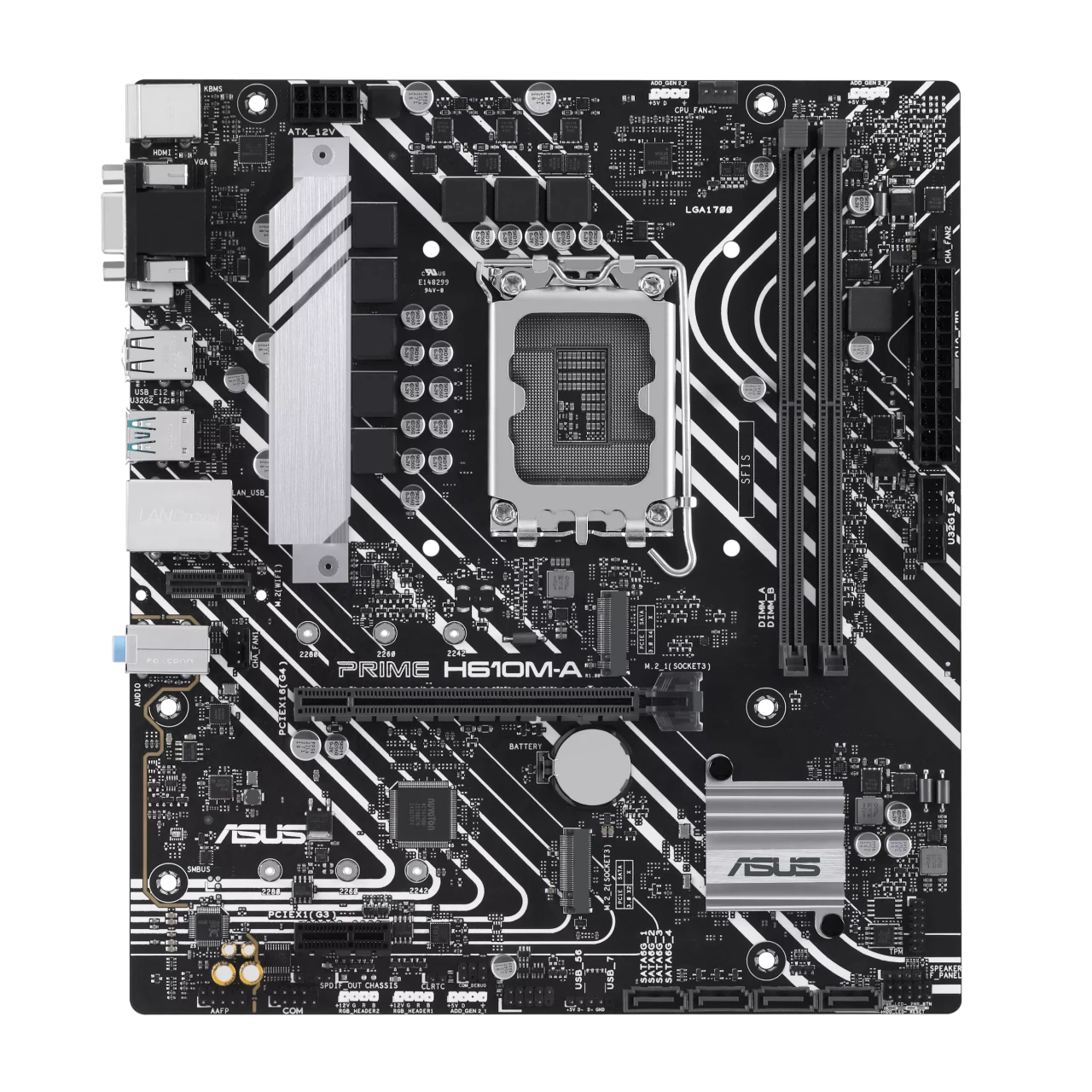 PRIME H610M-A-CSM-SI |ASUS Intel H610 LGA 1700 Micro-ATX Motherboard - PRIME H610M-A-CSM-SI