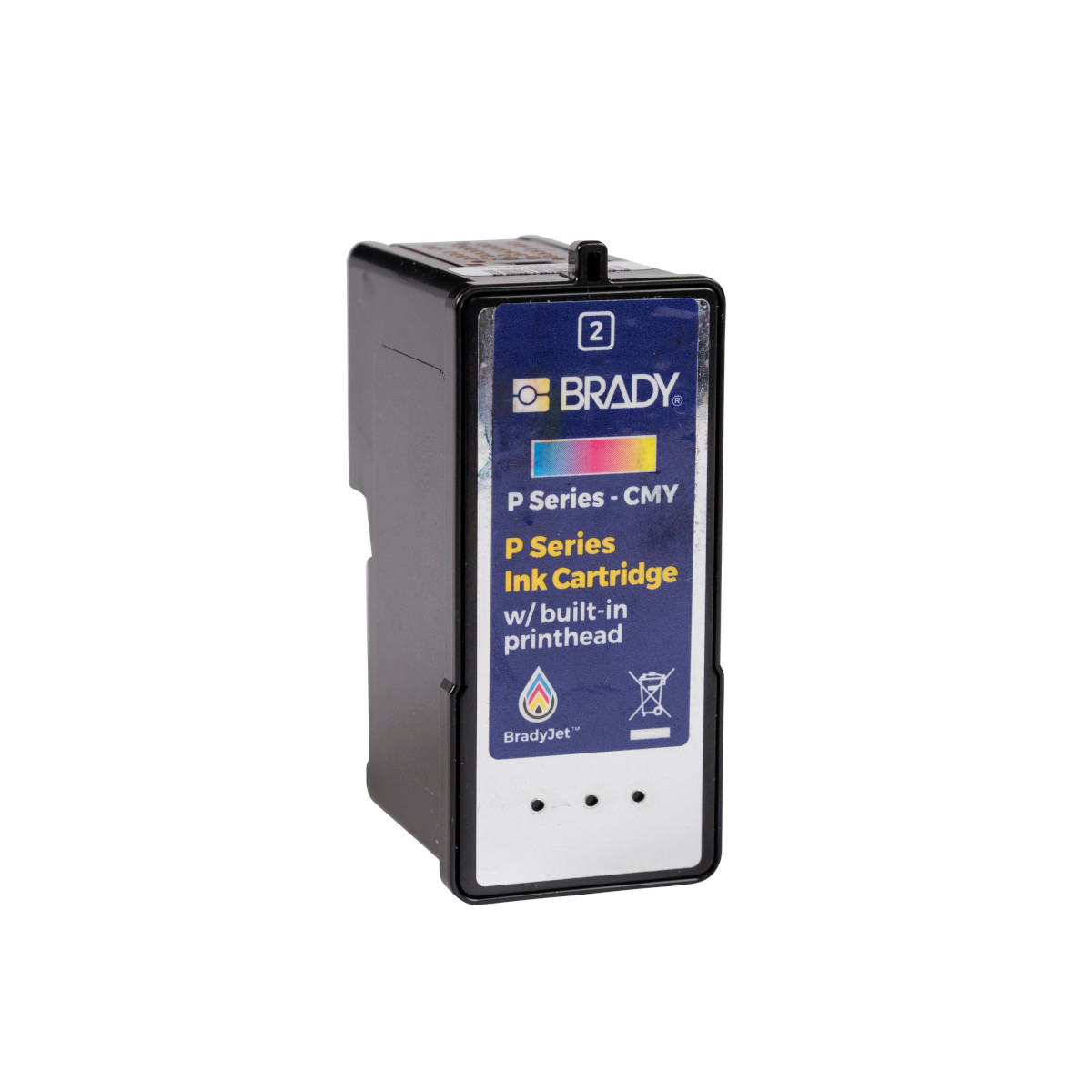 P-CMY-1 |Brady People ID BPI, NCNR, BRADYJET J7300 INK CARTRIDGE, CYAN, MAGENTA, YELLOW INK, - P-CMY-1