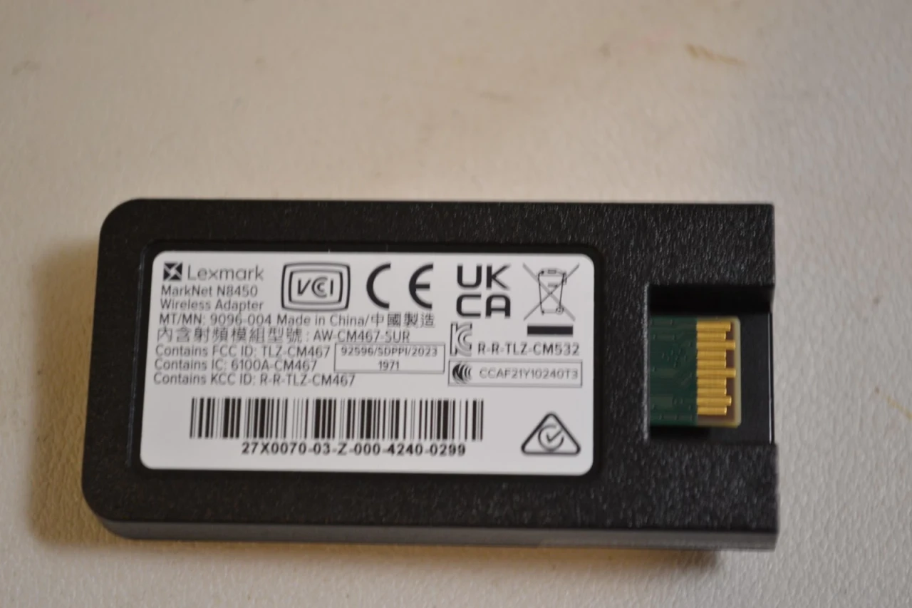 27X6430 |Lexmark MarkNet N8450 Wireless Adapter - 27X6430