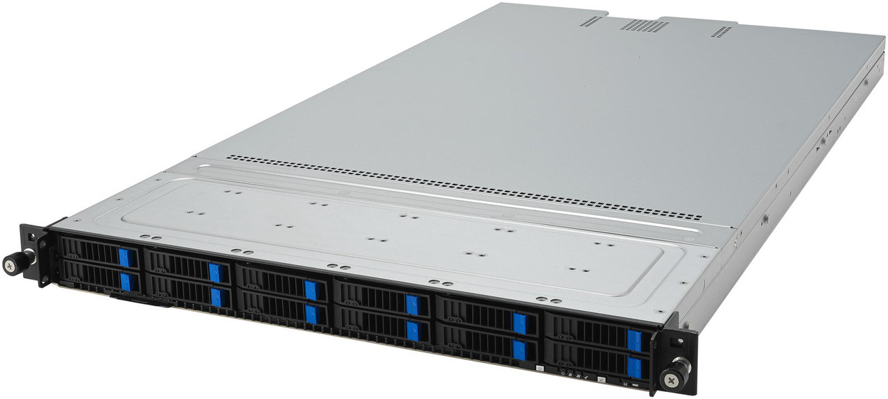 RS501A-E12-RS12-16TWH |ASUS RS501A-E12-RS12 1U Rackmount Server, AMD EPYC 9005, 12-Bay NVMe/SAS/SATA - RS501A-E12-RS12-16TWH
