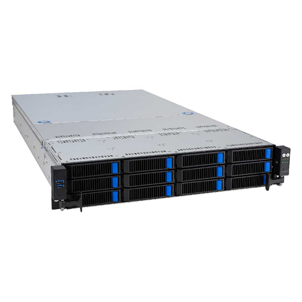 RS521A-E12-RS12U-20TW1G |ASUS RS521A-E12-RS12U 2U AMD EPYC 9005 Server Barebone, 12-Bay NVMe, 2000W Titanium Redundant PSU - RS521A-E12-RS12U-20TW1G