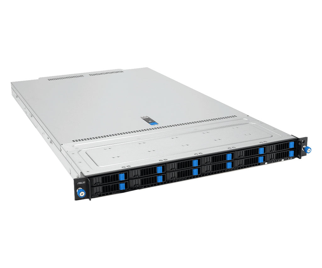RS700-E12-RS12U-2KW10G |ASUS RS700-E12-RS12U 1U Dual Intel Xeon 6 Rackmount Server, 12-Bay NVMe, Dual 10GbE, 2000W Redundant PSU - RS700-E12-RS12U-2KW10G
