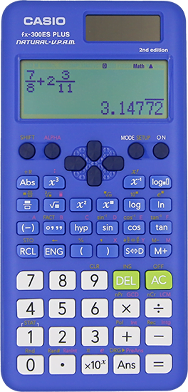 FX-300ESPLS2BUSAIT |CASIO 2ND EDITION SCIENTIFIC BLUE - FX-300ESPLS2BUSAIT