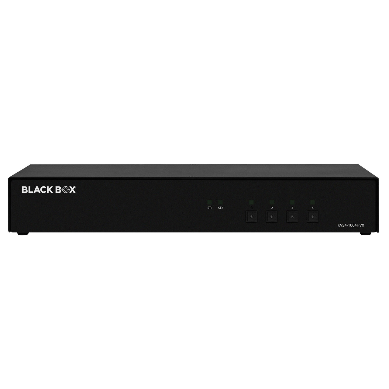 KVS4-1004HVX |Black Box KVM Switch, NIAP 4.0 Certified - 4-Port, Single-Monitor, FlexPort HDMI/DisplayPort, CAC - KVS4-1004HVX