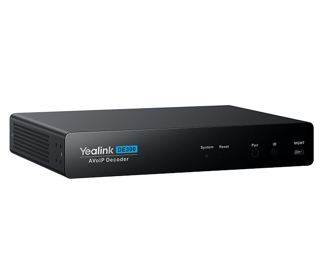 1303135 |Yealink 1303135 DE300 4K AVoIP Decoder