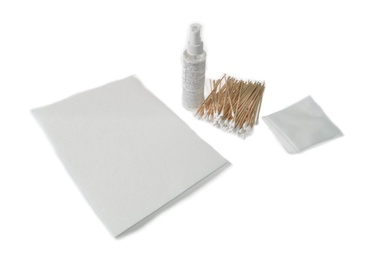 CG01000-373001 |RICOH PFU CLEANING SUPPLIES, F1 CLEANER 100ML BOTTLE, 2 CLEANING CLOTH 20-PACK, 1 CLEANING PAPER 10-PACK, 1 CLEANING SWABS 100-PACK - CG01000-373001