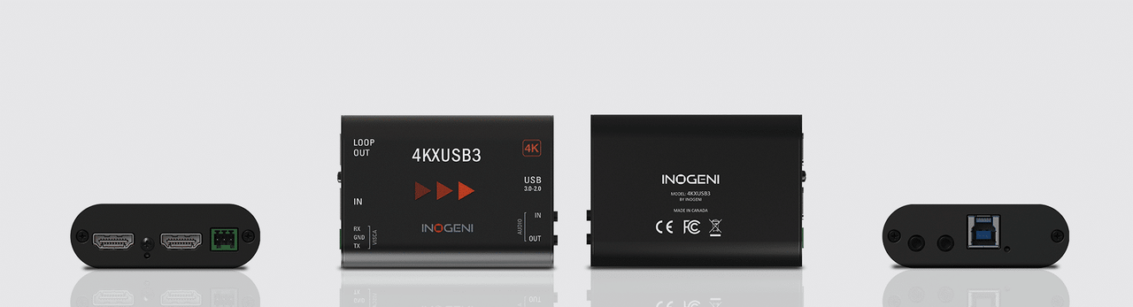 4KXUSB3 |INOGENI INC. USB 3.0 2.0 capture cards converters - 4KXUSB3