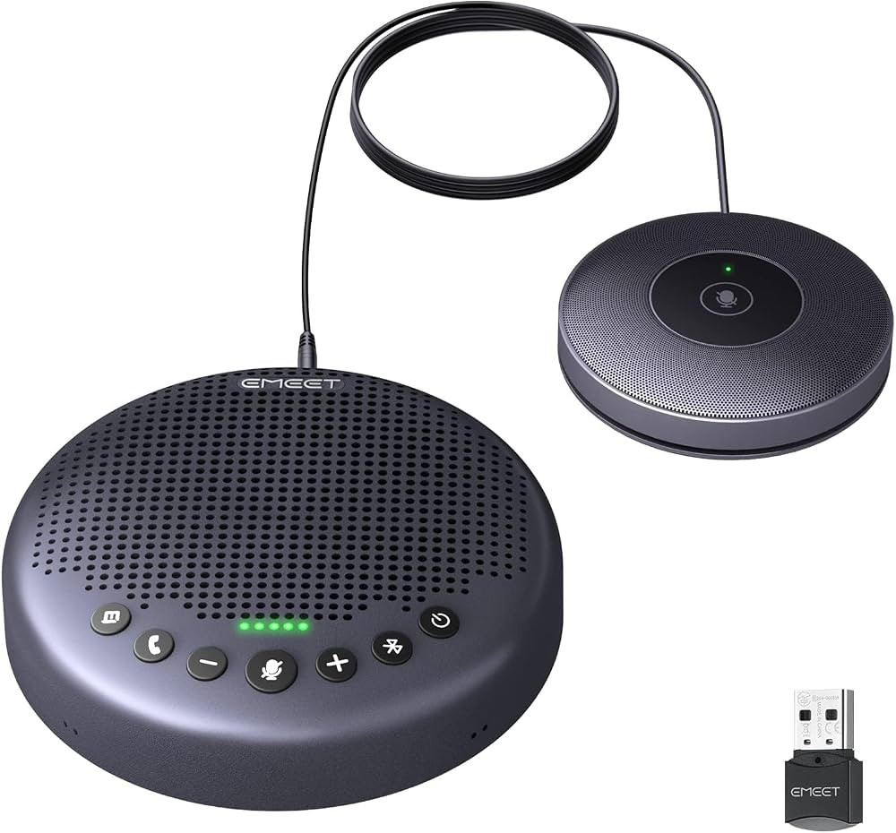 EMMLPB-LD |EMEET OfficeCore Luna Plus 360° Conference Speakerphone - EMMLPB-LD