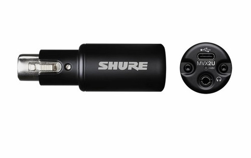 MVX2UG2 |SHURE Single-Channel Digital Audio Interface, XLR to USB - MVX2UG2