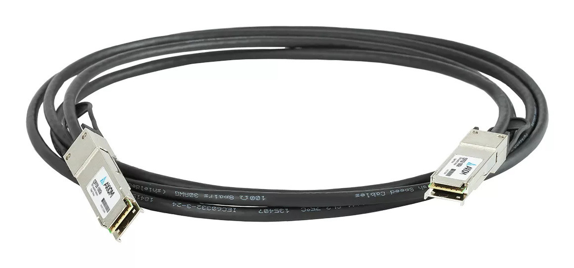 980-9I62W-00E003-AX |Axiom 980-9I62W-00E003 : 100GBASE-CR4 QSFP28 Direct Attach Copper Cable InfiniBand EDR Nvidia Compatible 3m - 980-9I62W-00E003-AX
