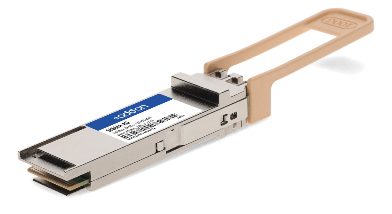 S4B44A-AO |AddOn Networks HP Comp QSFP28 LC 100G-BX SR 100m MMF - S4B44A-AO