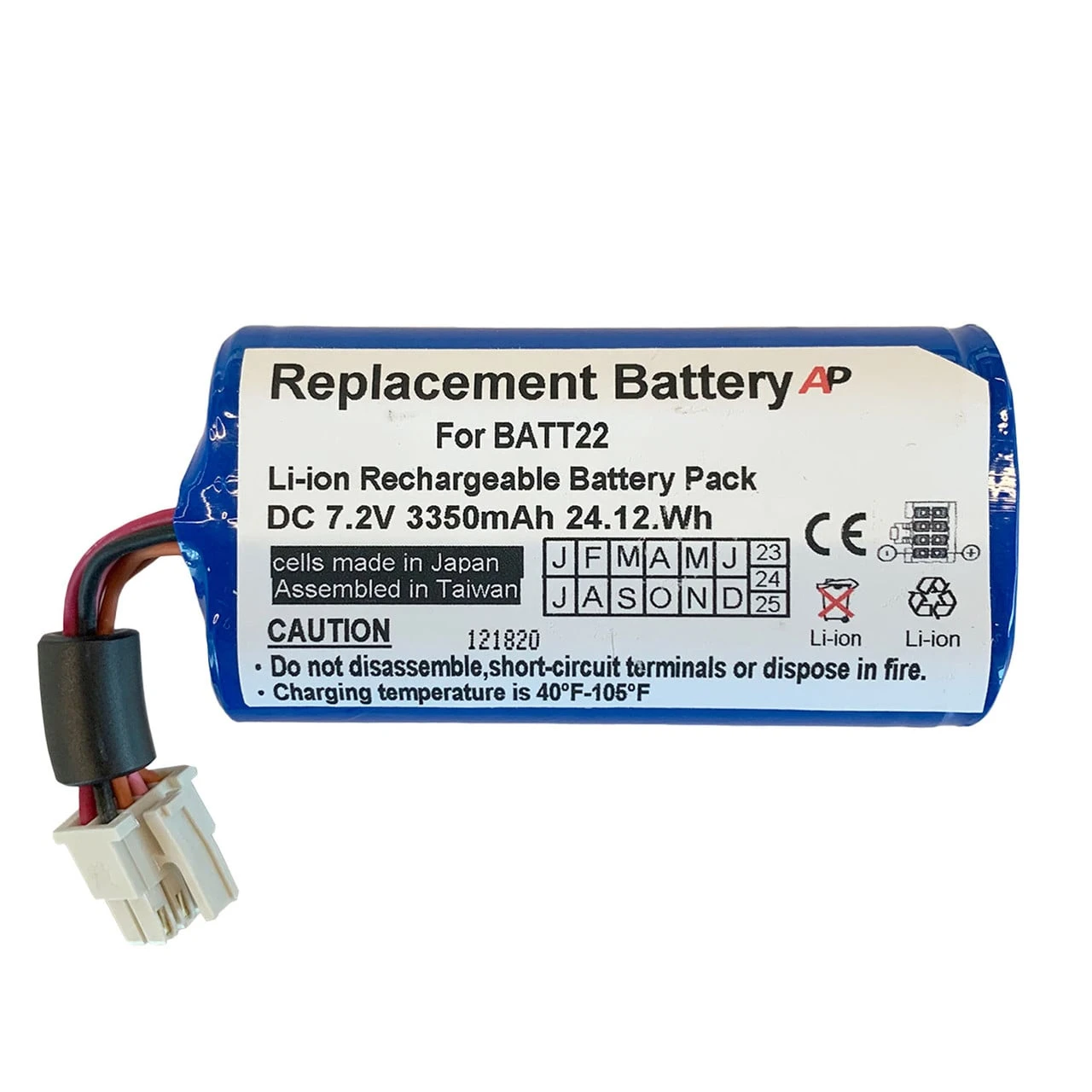 MB-BATT22-L |ARTISAN POWER, LLC Welch Allyn / Batex Connex Spot Monitor and CSM 7500 Vital TAA-Compliant. - MB-BATT22-L