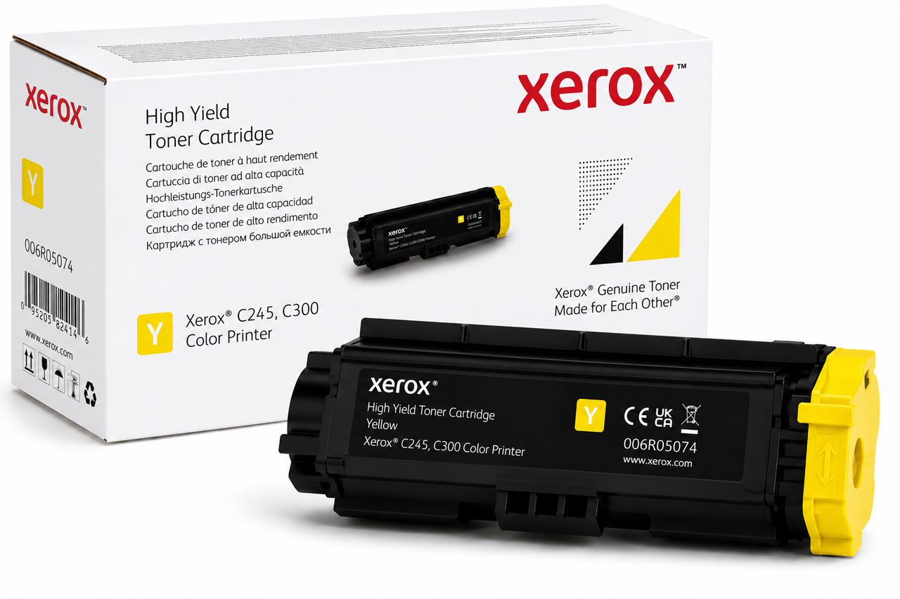 006R05074 |Lexmark Xerox C240, 245, 255, C300, 303, 305 Yellow Return Program 2.5K Print Cartridge - 006R05074