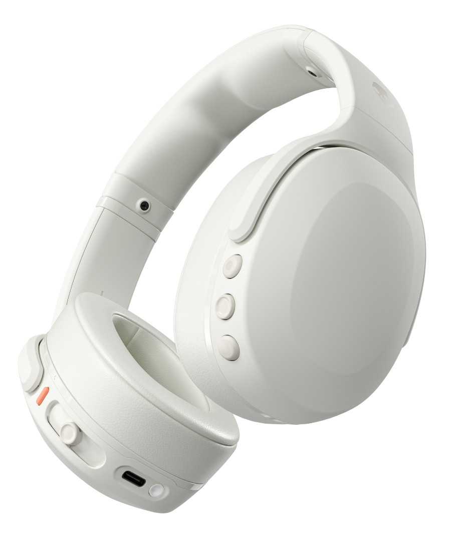 S6EVW-S951 , Skullcandy Crusher Evo Headset Wired & Wireless Head-band Calls/Music USB Type-C Bluetooth White - S6EVW-S951
