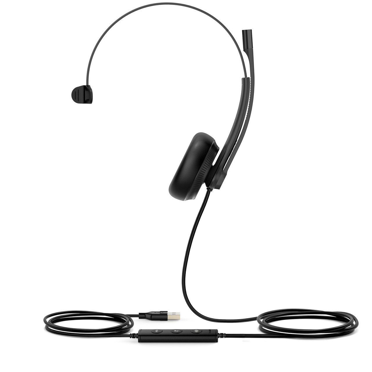 UH34 MONO UC , Yealink UH34 Mono UC Headset Wired Head-band Office/Call center USB Type-A Black