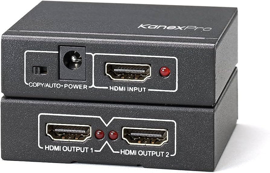 SP-HD1X24K , KanexPro SP-HD1X24K Video Splitter HDMI 2x HDMI