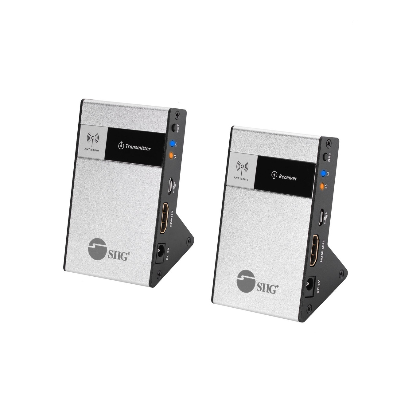 CE-H23Q11-S1 , SIIG 4K HDMI Wireless Extender Kit, 60GHz, 98ft - CE-H23Q11-S1