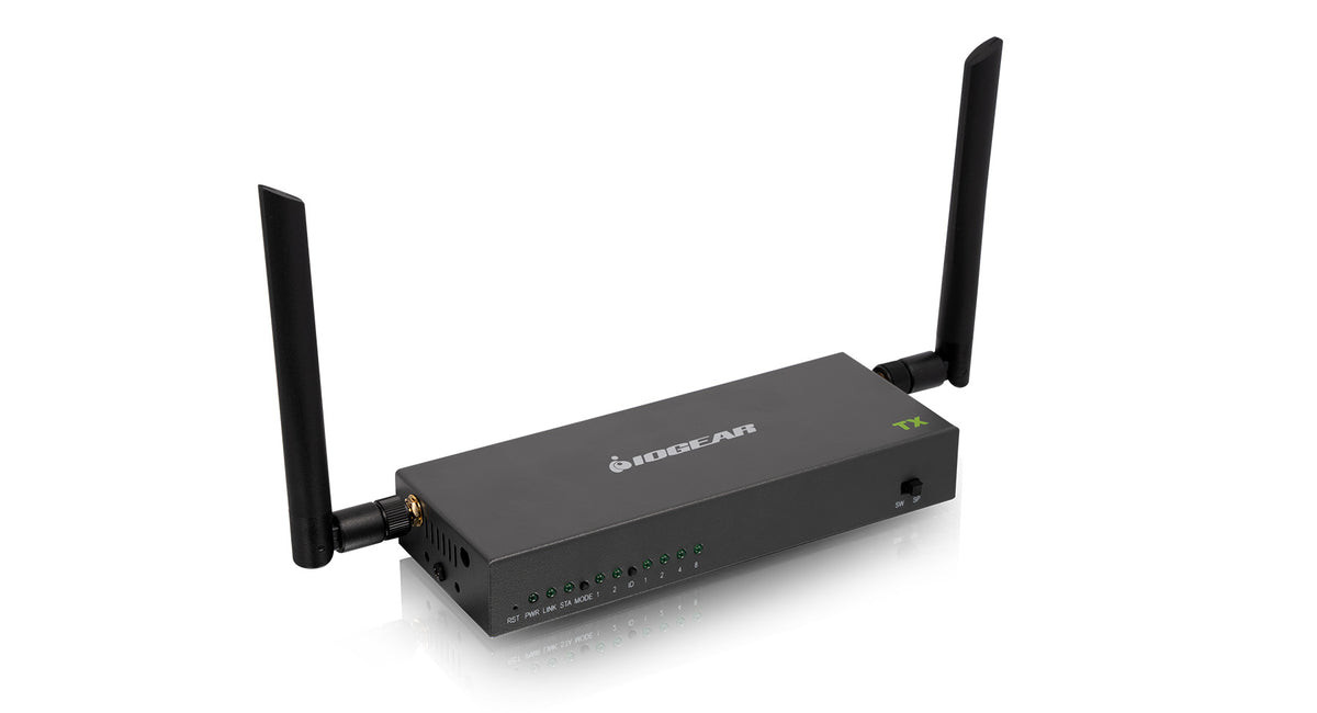 GWLRSSKIT4KTX , iogear GWLRSSKIT4KTX AV extender AV transmitter & receiver Black