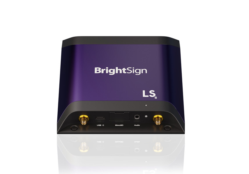 LS445 , BrightSign LS445 digital media player Black, Purple 4K Ultra HD Wi-Fi