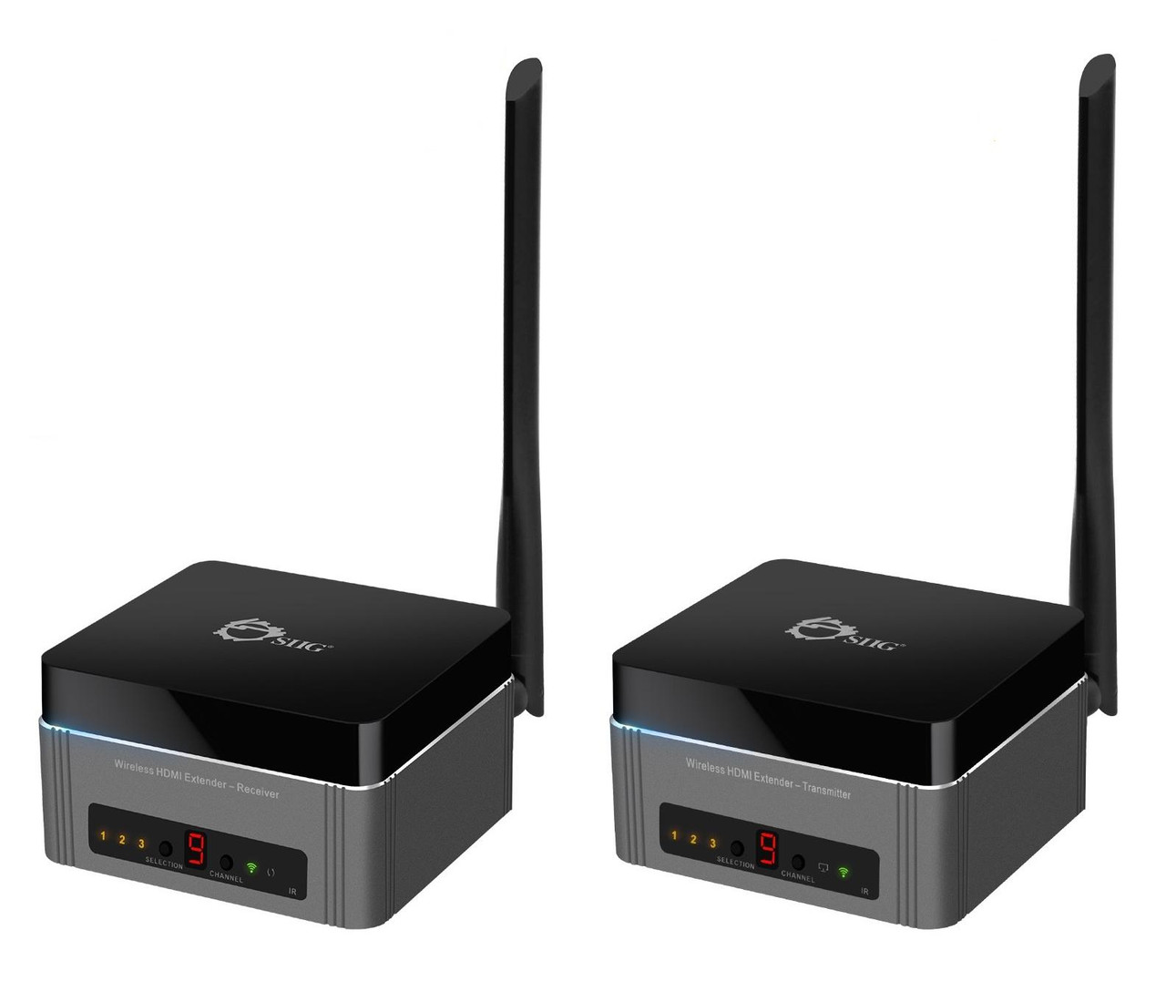 CE-H22T11-S1 , Siig CE-H22T11-S1 AV extender AV transmitter & receiver Black, Gray