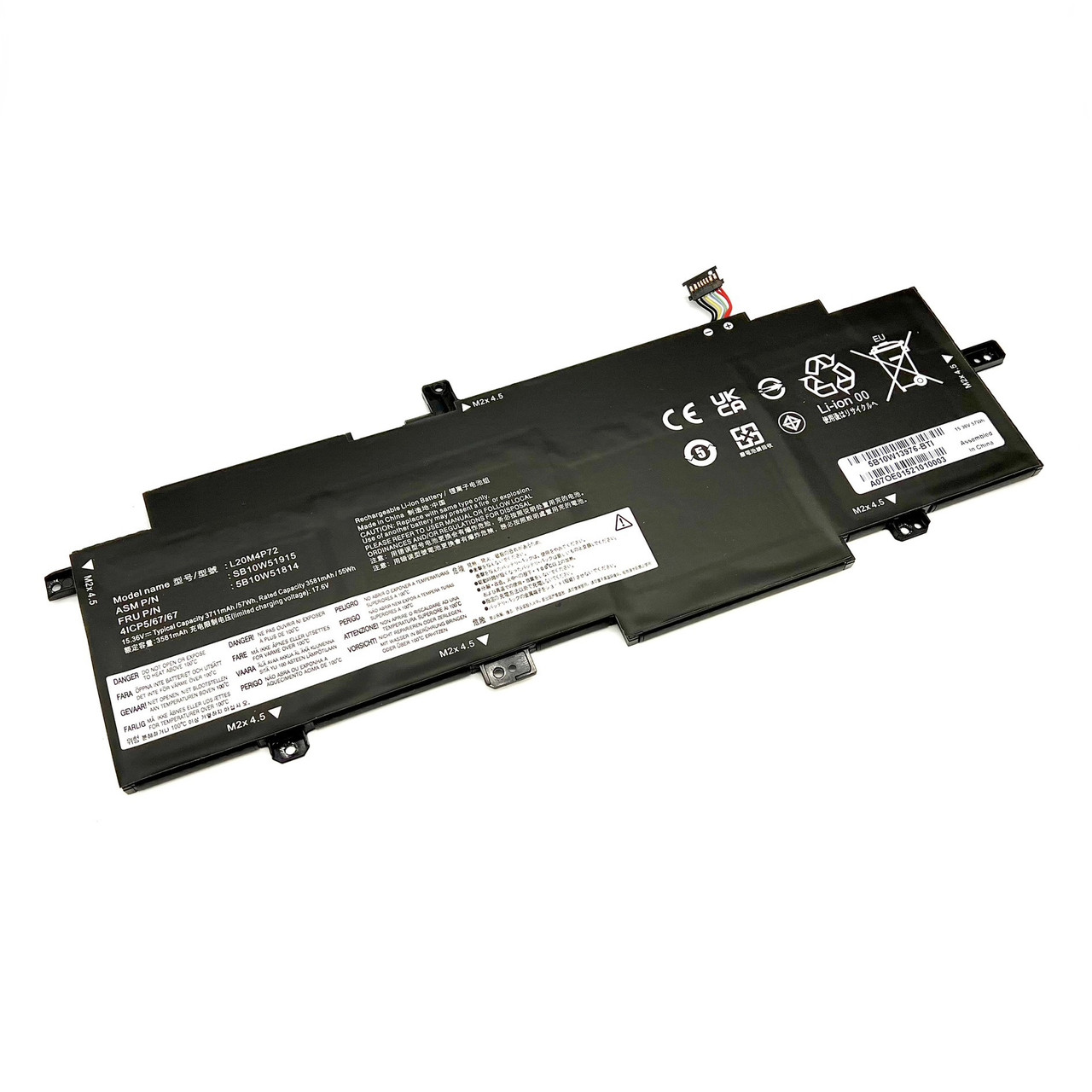 5B10W13976-BTI , BTI 5B10W13976 Industrial Rechargeable Battery Lithium-Ion (Li-Ion) 3711 mAh 15.36 V - 5B10W13976-BTI