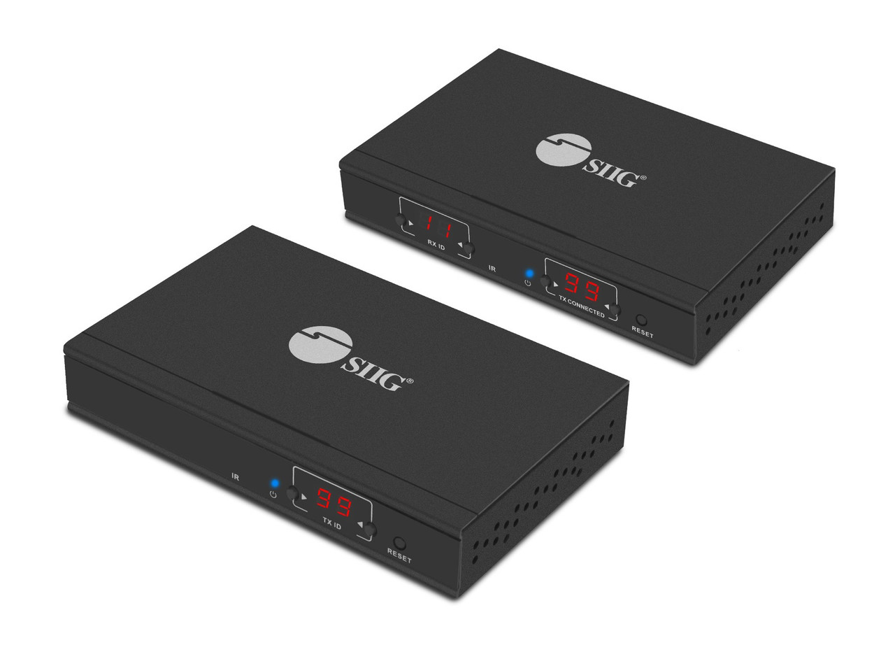 CE-H23A11-S1 , Siig CE-H23A11-S1 AV extender AV transmitter & receiver Black