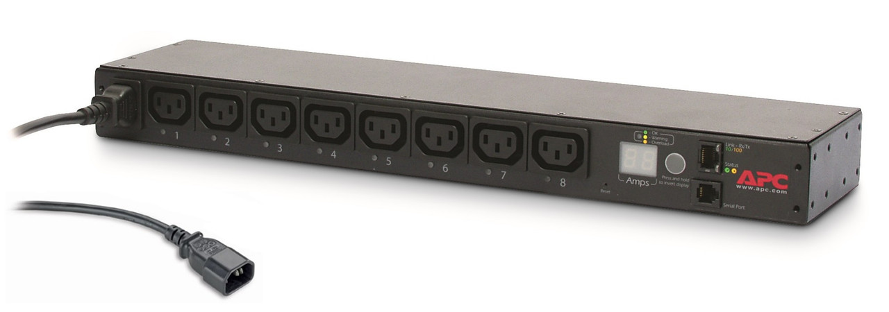 AP7920B , APC AP7920B Power distribution unit (PDU) 8 AC outlet(s) 0U/1U Black