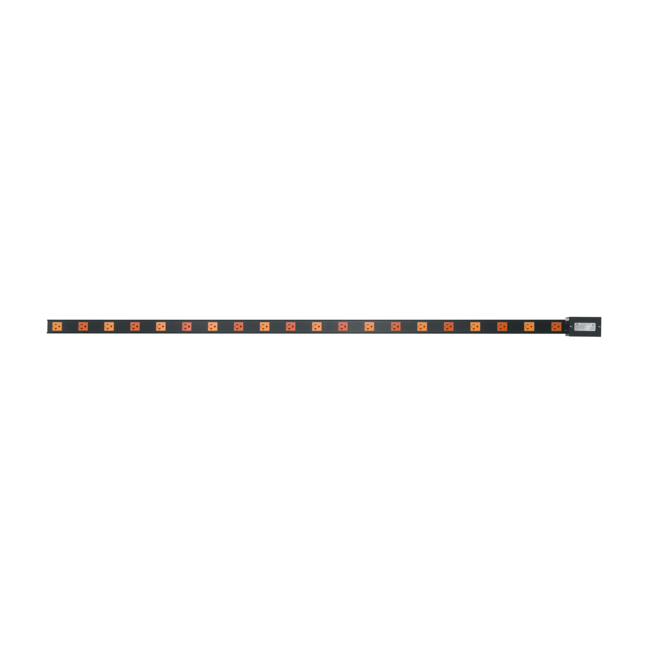 PDT-2X820 , Middle Atlantic Select Series PDT Low Profile Vertical Power Strip with Dual Circuit, 16 Outlet, 20A Hardwired - PDT-2X820