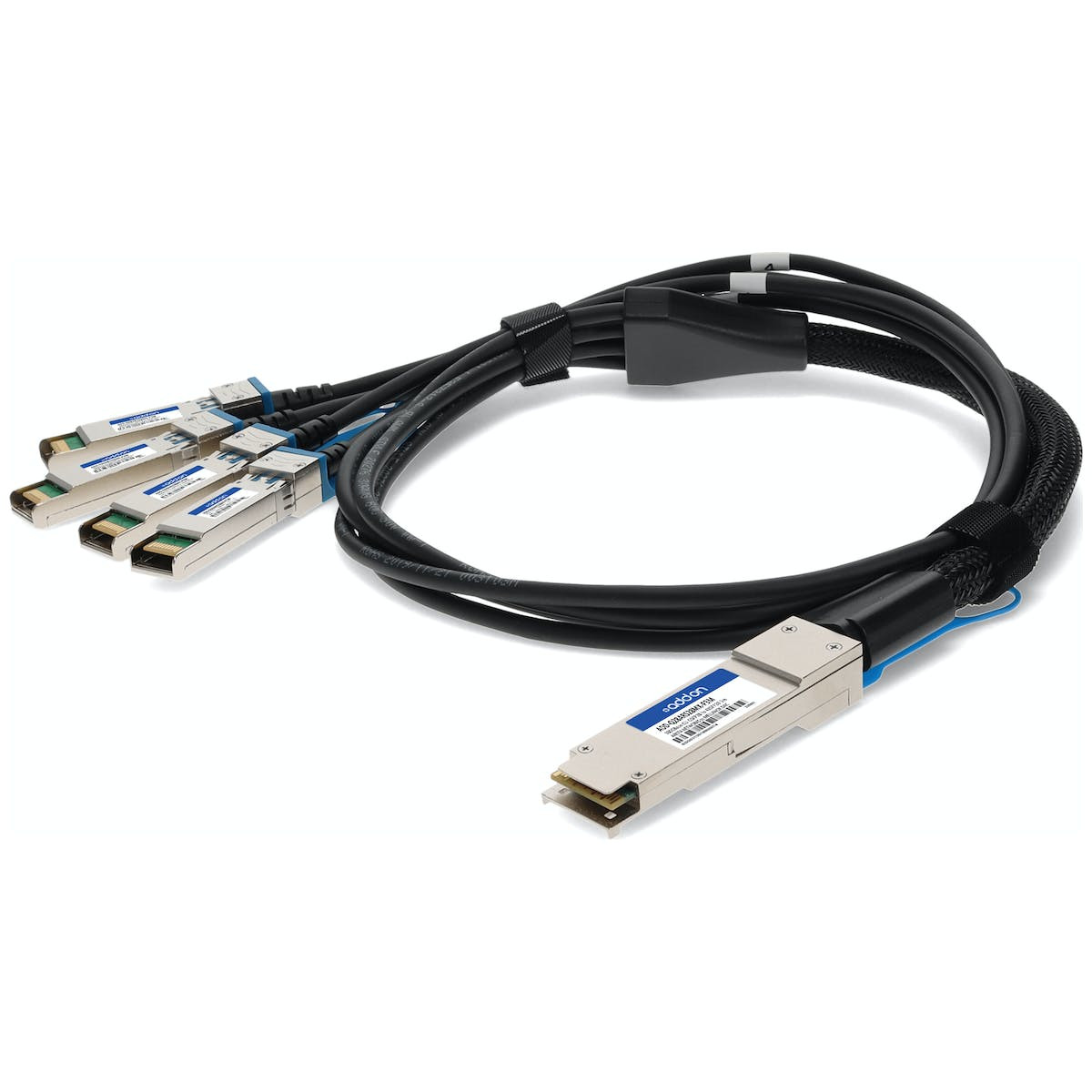 ADD-Q28ARS28MX-P3M , AddOn Networks ADD-Q28ARS28MX-P3M InfiniBand/fibre optic Cable 118.1" (3 m) QSFP28 4xSFP28 Black