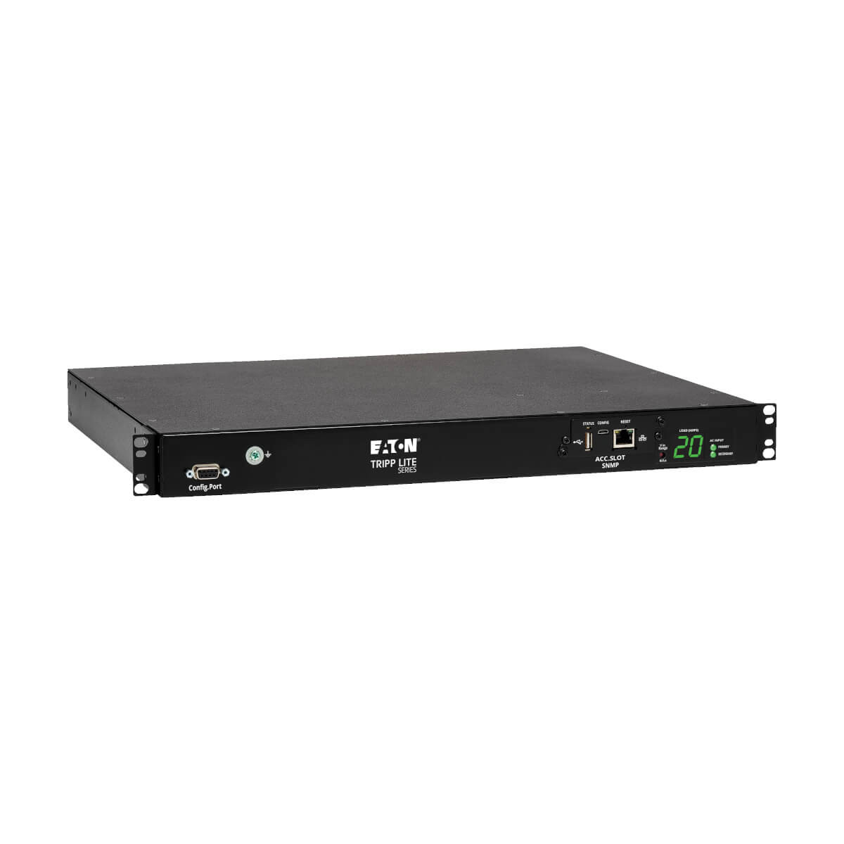 PDUMH20HVATNET , Eaton PDUMH20HVATNET Power distribution unit (PDU) 10 AC outlet(s) 1U Black