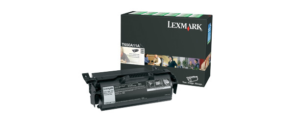 T650A11A , Lexmark T650, T652, T654 Return Program 7K Print Cartridge - T650A11A