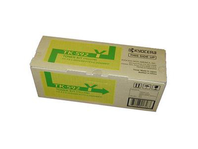 TK592Y , 1T02KVAUS0 (TK-592 Y) Toner yellow, 5K pages - TK592Y