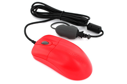 STM042RED , Seal Shield Silver Storm Mouse Office Right-hand USB Type-A IR LED 1000 DPI - STM042RED