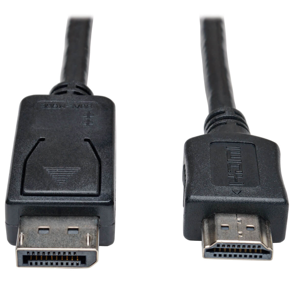 P582-015 , Tripp Lite P582-015 Video Cable Adapter 177.2" (4.5 m) DisplayPort HDMI Black, Metallic