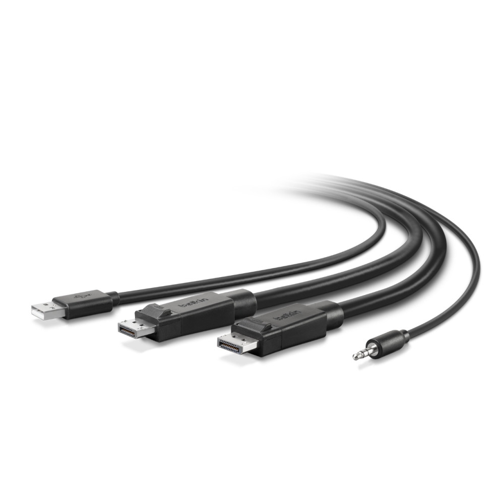 F1D9020B10T , Belkin F1D9020B10T KVM Cable Black 118.1" (3 m)