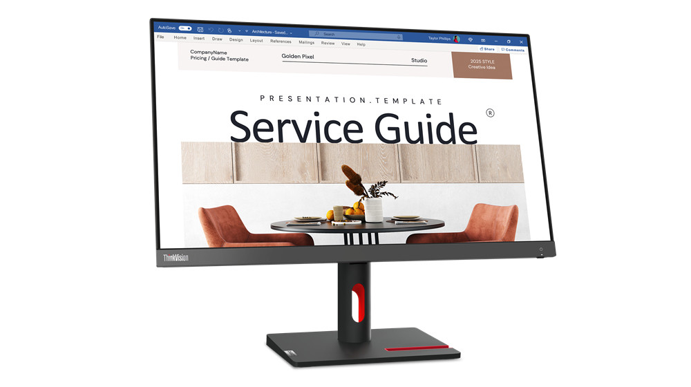 63DEKAT3US , Lenovo ThinkVision S24i-30 LED Display 23.8" 1920 x 1080 pixels Full HD Black - 63DEKAT3US