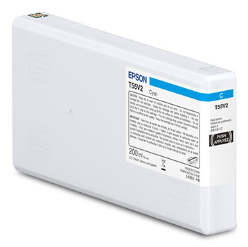 T55V200 , Epson T55V Cyan Ink Cartridge for SureColor P5370 - T55V200