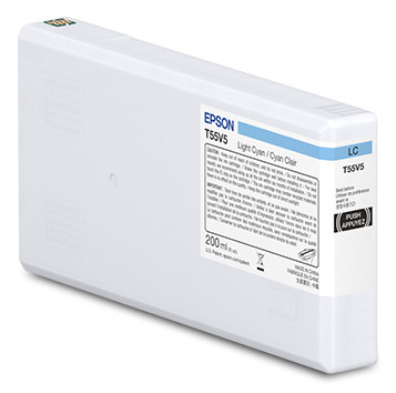 T55V500 , Epson T55V Light Cyan Ink Cartridge for SureColor P5370 - T55V500
