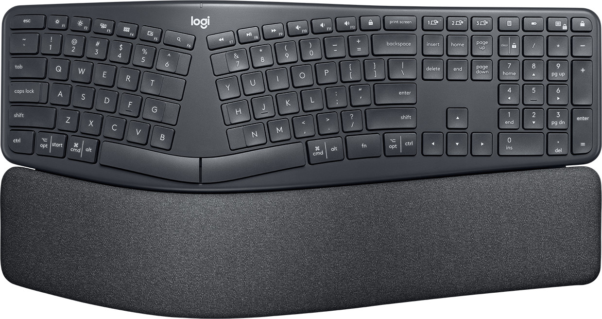 SYNMK860PK , Logitech SYNMK860PK keyboard Mouse included Office RF Wireless + Bluetooth Graphite