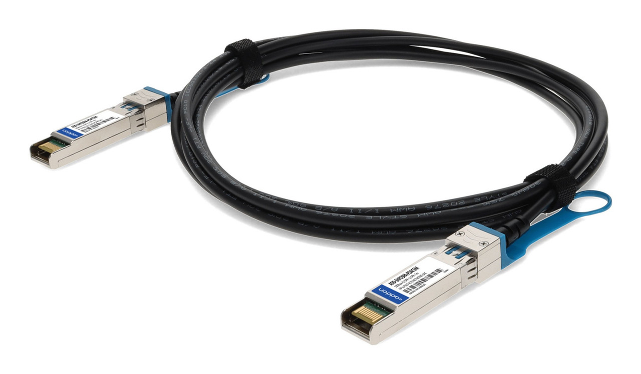 ADD-SHPDSPA-PDAC5M , AddOn Networks ADD-SHPDSPA-PDAC5M InfiniBand/fibre optic Cable 196.9" (5 m) SFP+ DAC Black