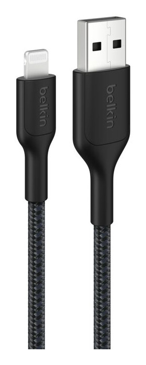 CAA020FQ2MBK , Belkin BoostCharge Pro 78.7" (2 m) Black - CAA020FQ2MBK