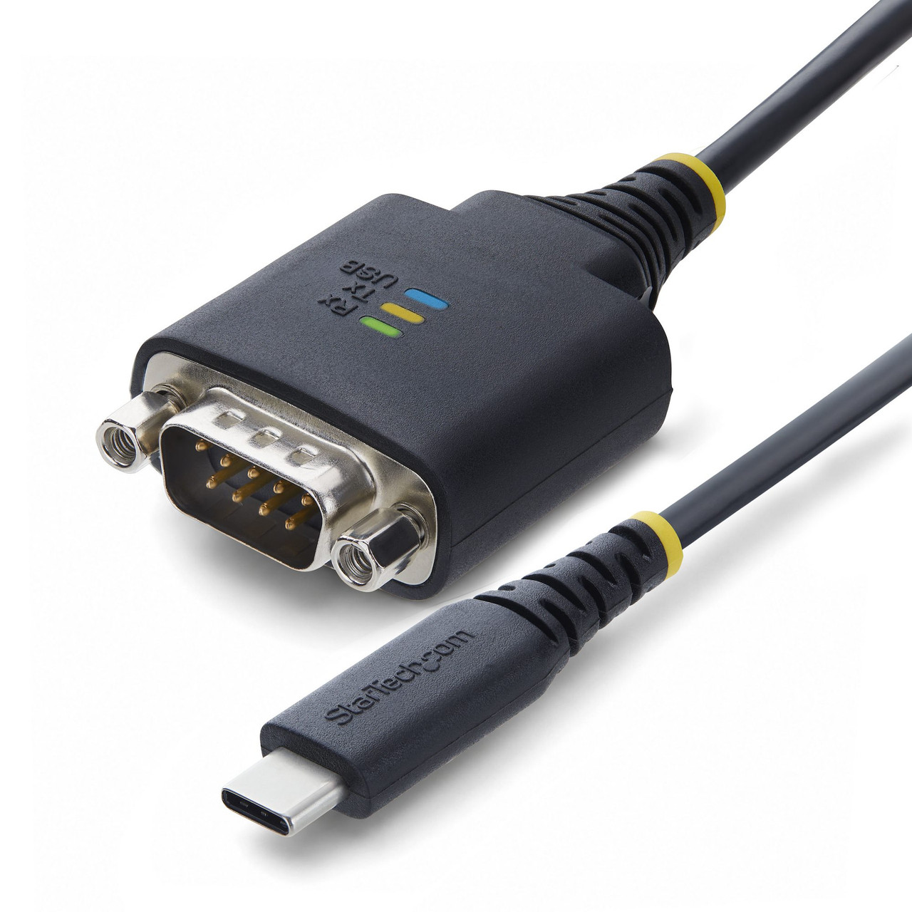 1P1FFC-USB-C-SERIAL , StarTech.com 1P1FFC-USB-C-SERIAL serial Cable Black 11.8" (0.3 m) USB Type-C RS-232