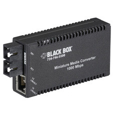 LGC010A-R2 , Black Box MultiPower Miniature network media converter 1000 Mbit/s 850 nm Multi-mode - LGC010A-R2