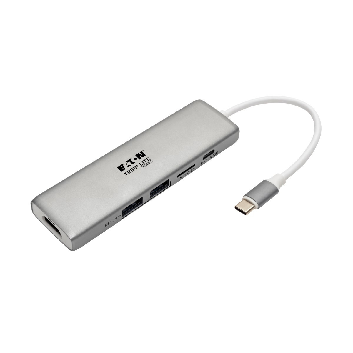 U442-DOCK10-S , Tripp Lite U442-DOCK10-S laptop dock/port replicator USB 3.2 Gen 2 (3.1 Gen 2) Type-C Silver